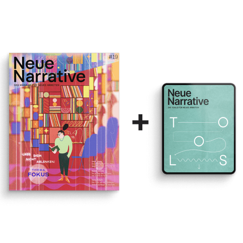 Cover der Ausgabe 19 von Neue Narrative und die digitale Toolsammlung